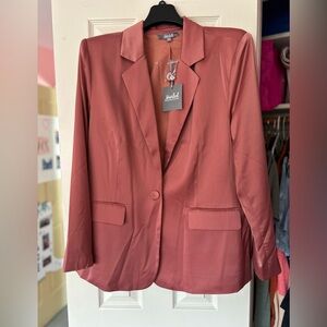 Marled Rust Blazer